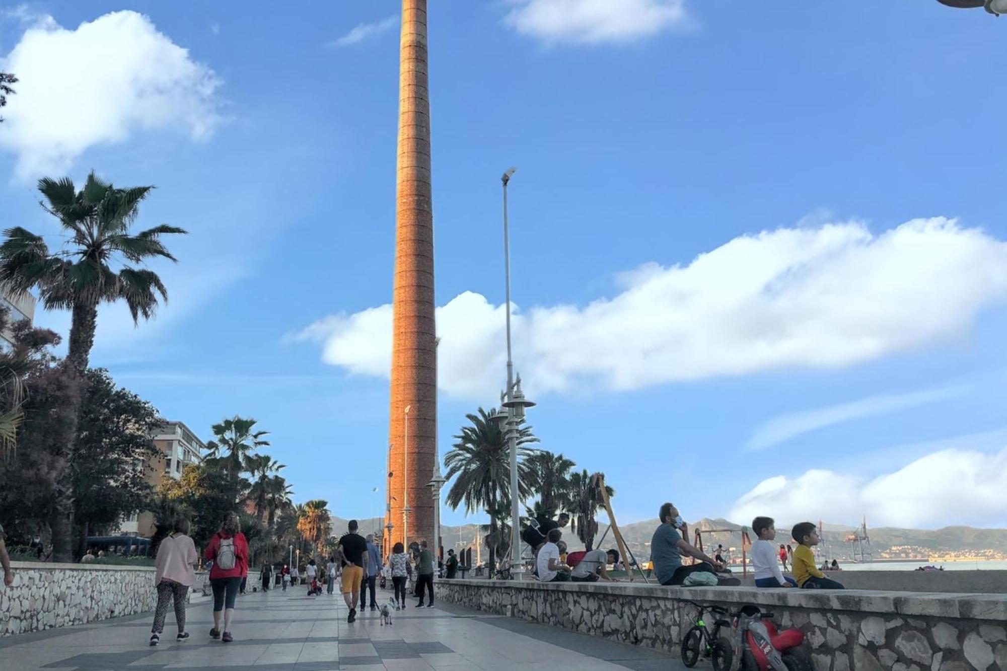 Comfortable Apartment In Malaga With Balcony And City View 81 M² Exteriör bild